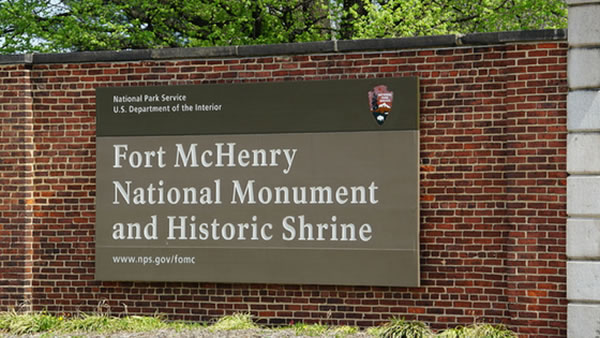 baltimore fort mchenry sign